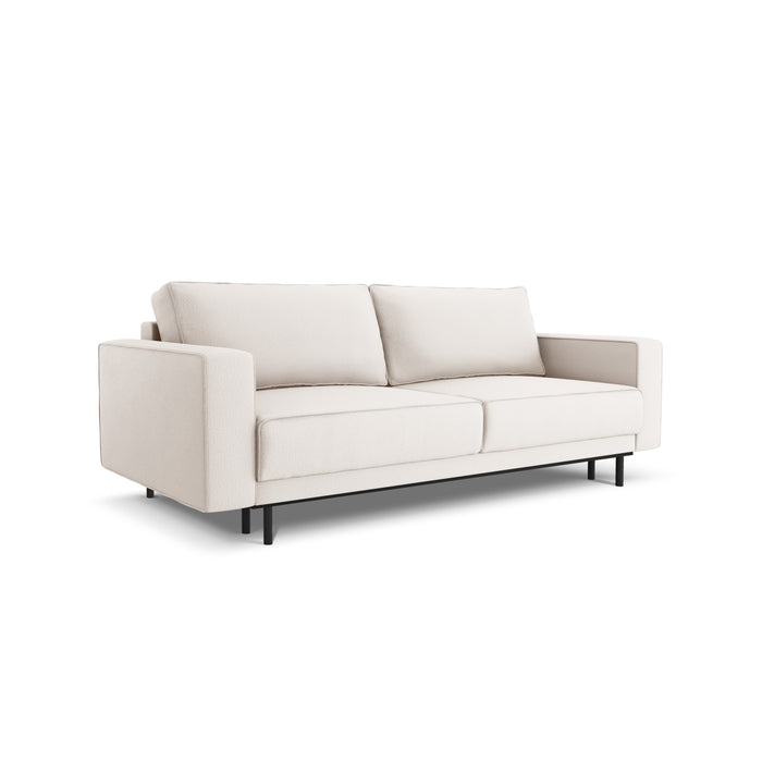 Micadoni Home Caro 3-zitsbank met Slaapfunctie - Lichtbeige