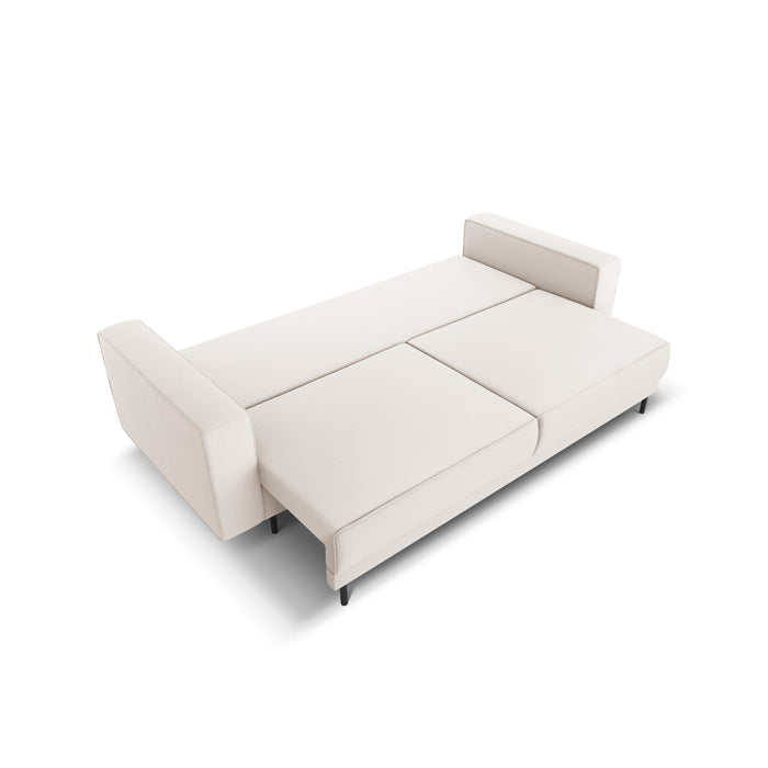 Micadoni Home Caro 3-zitsbank met Slaapfunctie - Lichtbeige