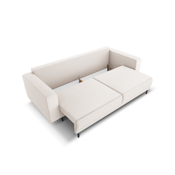 Micadoni Home Caro 3-zitsbank met Slaapfunctie - Lichtbeige