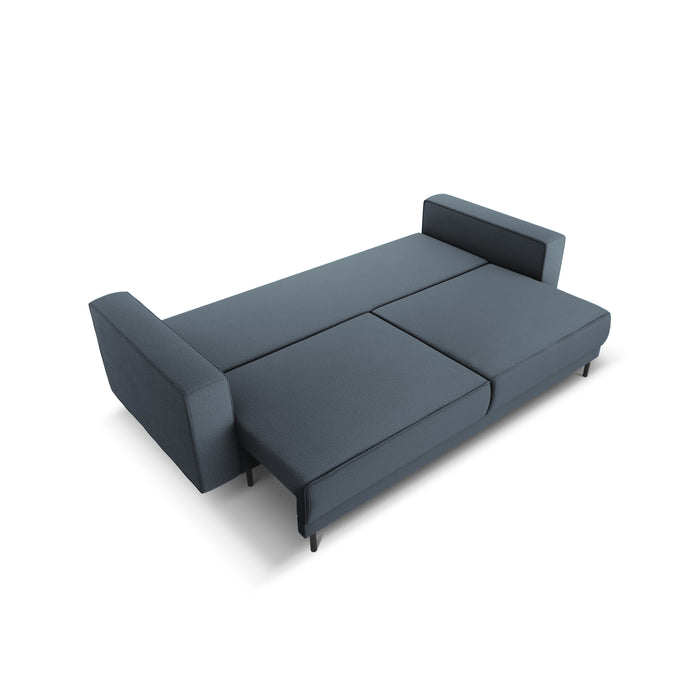 Micadoni Home Caro 3-zitsbank met Slaapfunctie - Donkerblauw