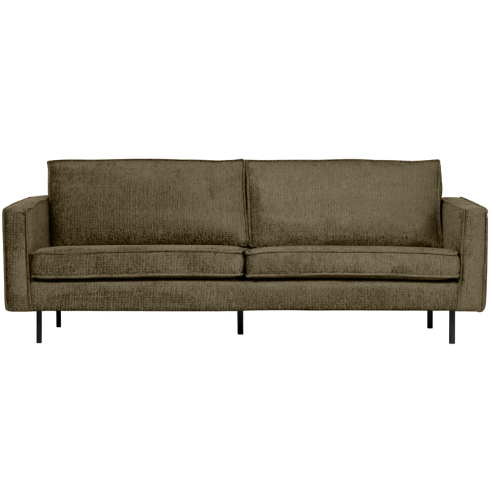 WOOOD Bank 2,5-Zits Rodeo - Structure Velvet - Bonsai - 85x190x86