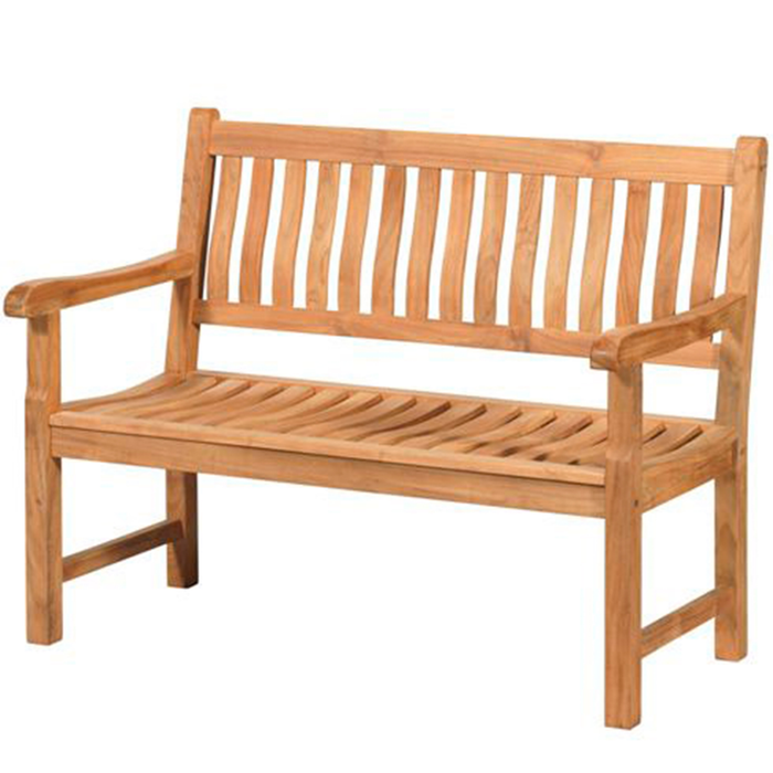 WOOOD Comfort Tuinbank 2-Zits - Teak - Naturel  - 95x123x57