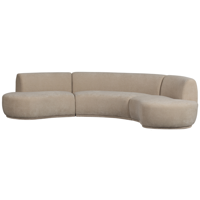 WOOOD Batavier Bank - Polyester - Naturel - 75x336x180