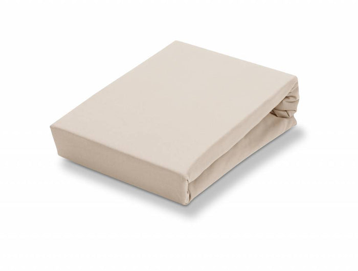 Jersey Supreme Hoeslaken Stone | 140-160 x  200-220 cm | Grijs | Beige