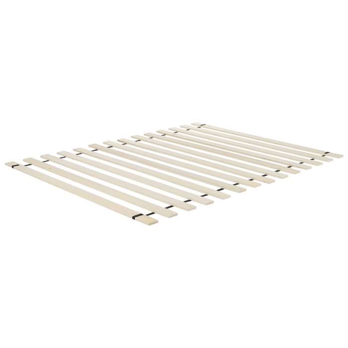 Beliani - LUBBON - Tweepersoonsbed - Beige - 140 x 200 cm - Fluweel