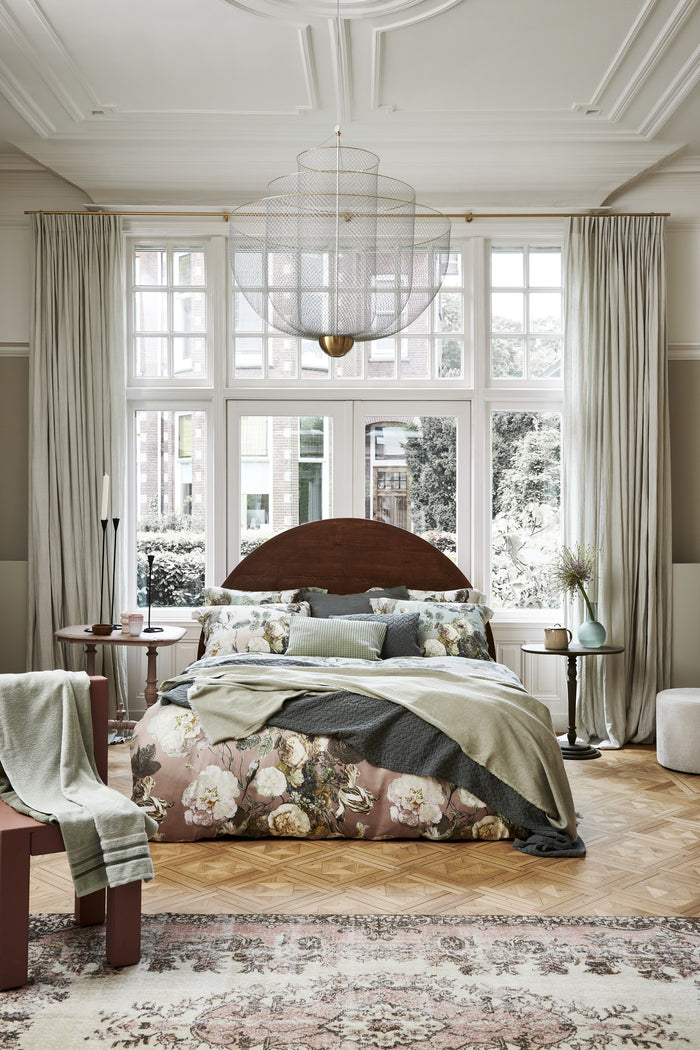 Dekbedovertrek Sleepy Sand | 200 cm x 200 cm | Beige | Bruin | Groen