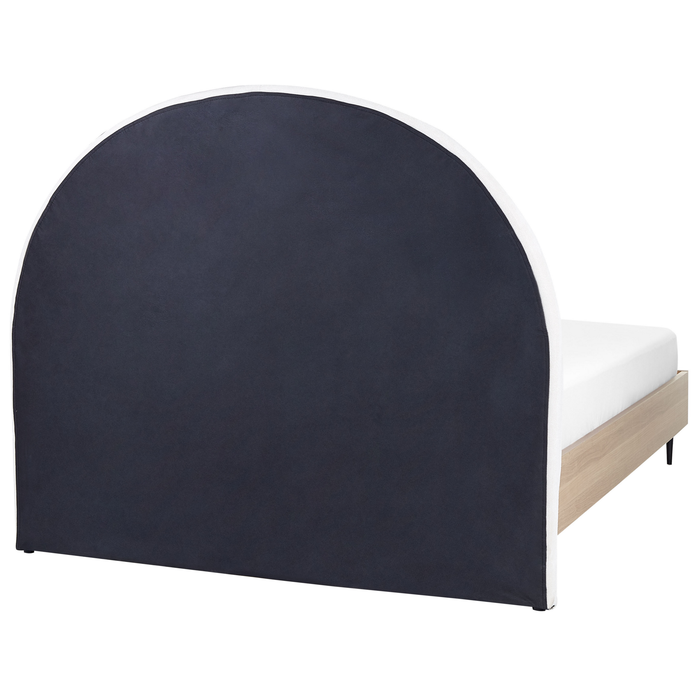 Beliani - MILLAY - Bed - Wit - 140 x 200 cm - Stof