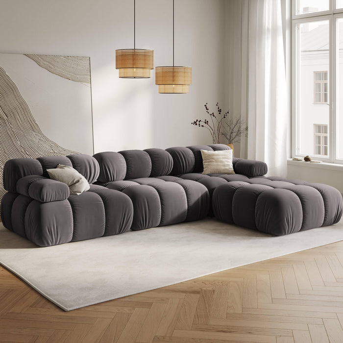 Milo Casa Tropea Modulaire 3-zitsbank - Donkergrijs