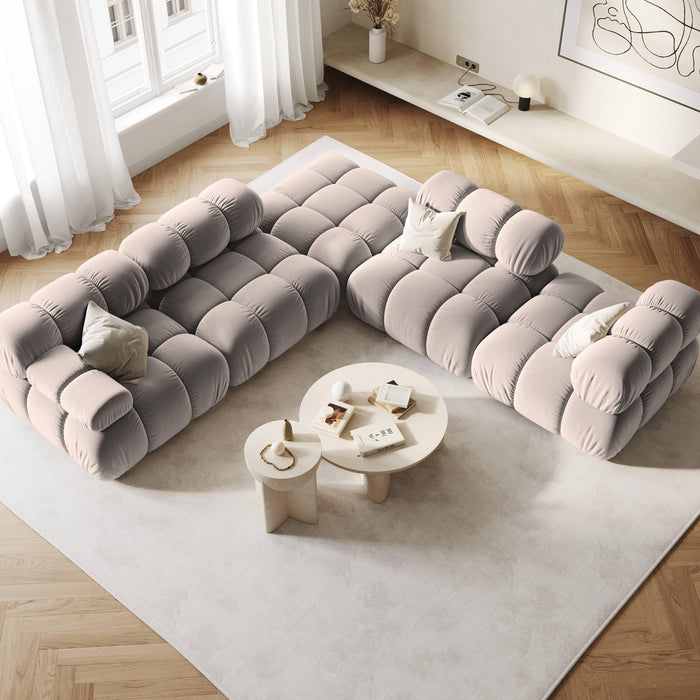 Milo Casa Tropea Modulair Bank Element - Hoek Links - Beige