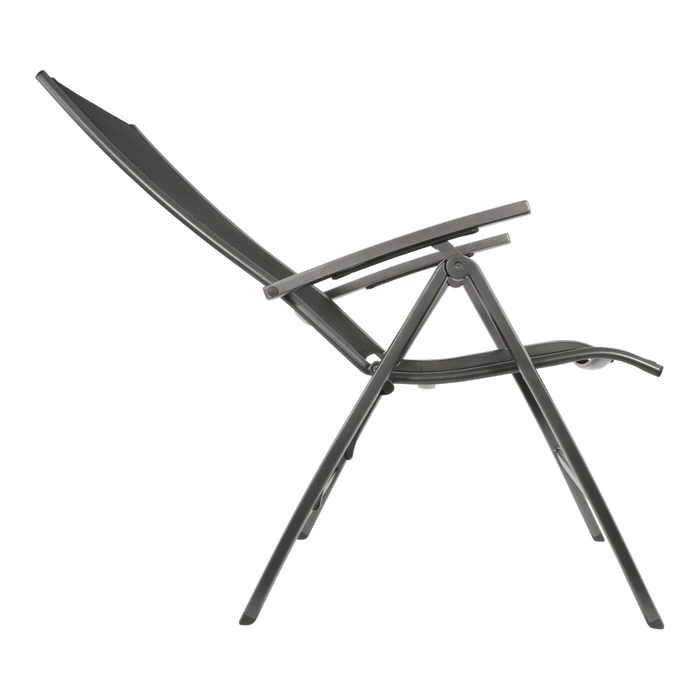 Reno dining tuinstoel | textileen | verstelbaar | antraciet