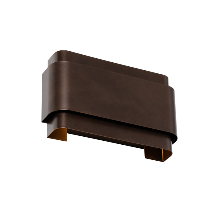 QAZQA Industriële wandlamp donkerbrons 2-lichts - Coen