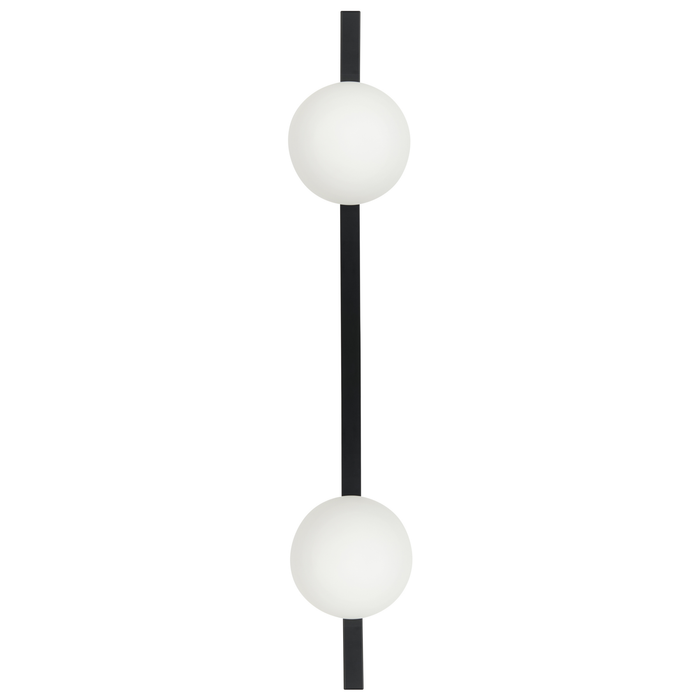 Beliani - ISABELLA - Wandlamp 2 lampen - Zwart - IJzer