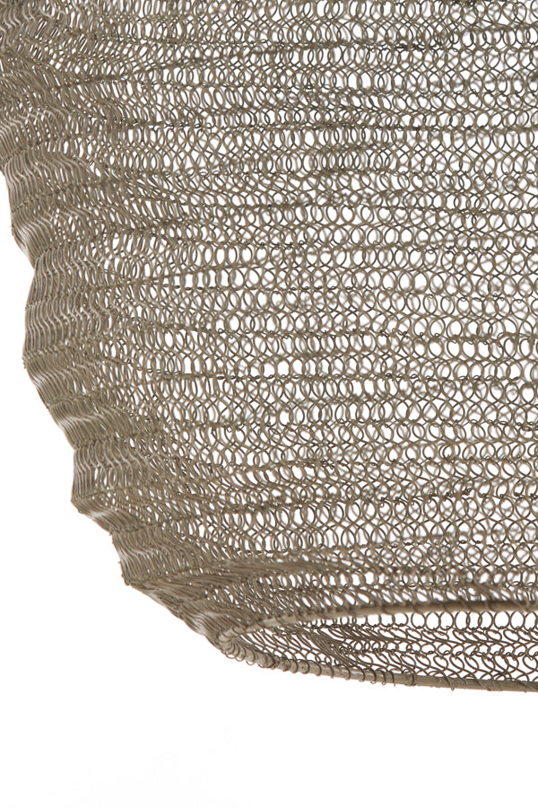 Light & Living Light&living Hanglamp Ø45x60 cm NIKKI gaas taupe