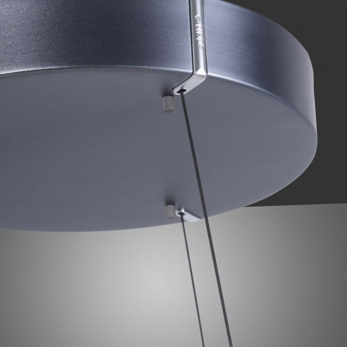 Neuhaus PURE® Hanglamp PURE®-E-CLIPSE e-Lift  Grey  Ø 70cm  incl.