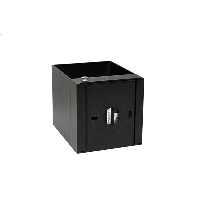 QAZQA Wandlamp zwart incl. LED en touch dimmer oplaadbaar - Joris