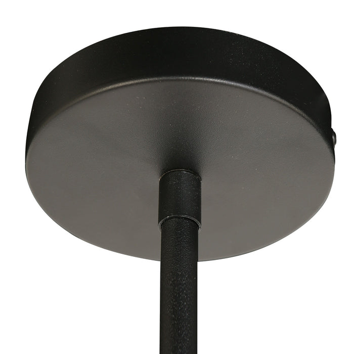 Steinhauer Hanglamp Constellation Zwart Smoke Glas Incl. Onderlicht