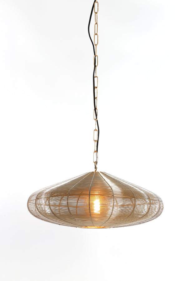 Light & Living Light&living Hanglamp Ø51x20 cm BAHOTO licht goud