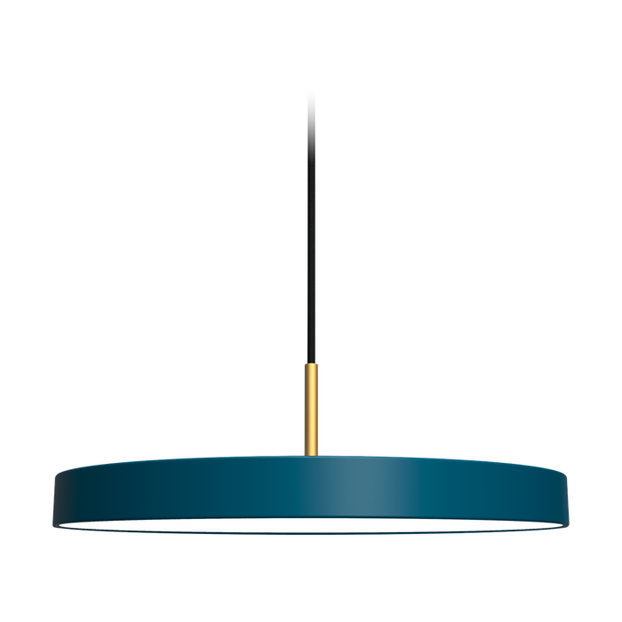 Umage Asteria Medium hanglamp petrol blue - met koordset - Ø 43 cm