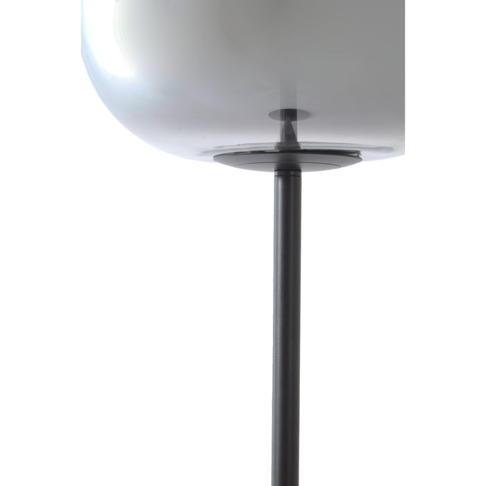 Light&living Vloerlamp Ø35x160 cm JULIA glas smoke+zwart