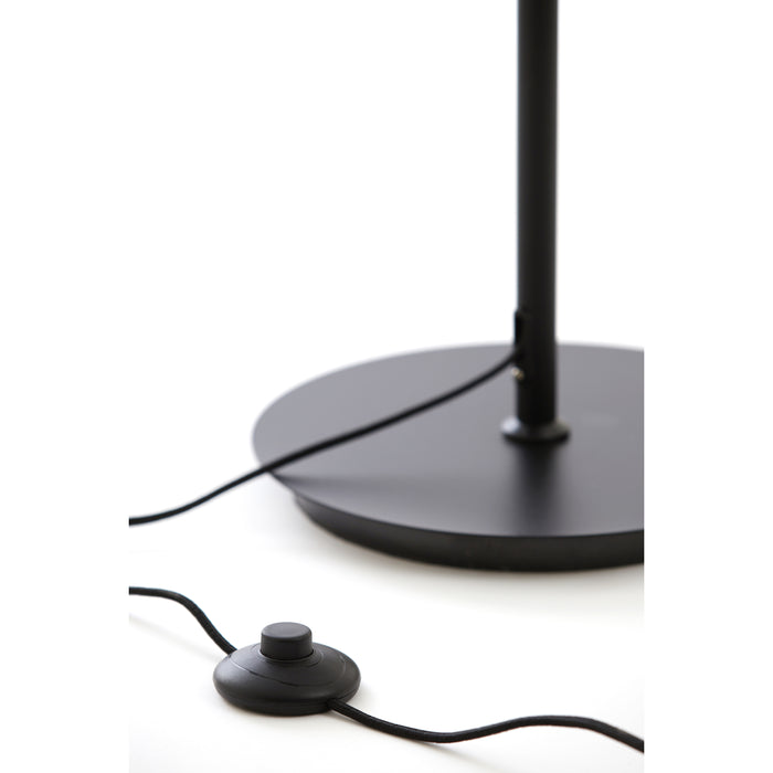 Light&living Vloerlamp Ø35x160 cm JULIA glas smoke+zwart
