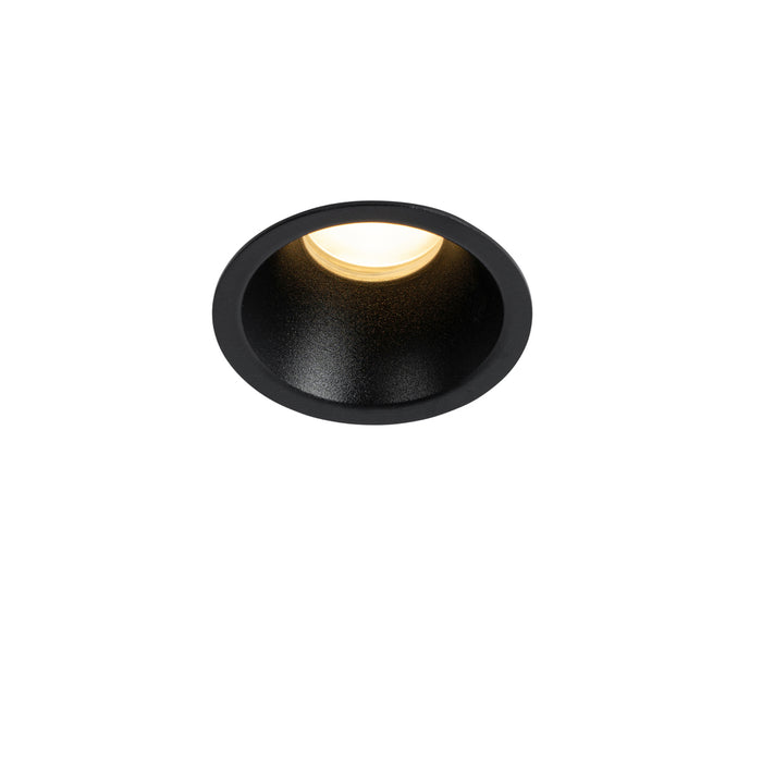 QAZQA Moderne inbouwspot zwart 35 mm IP44 - Dept
