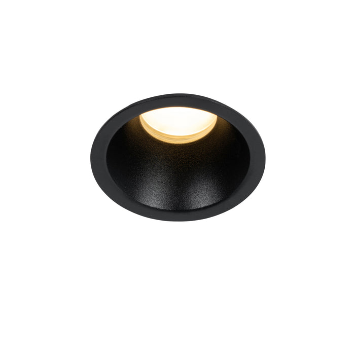 QAZQA Moderne inbouwspot zwart 35 mm IP44 - Dept
