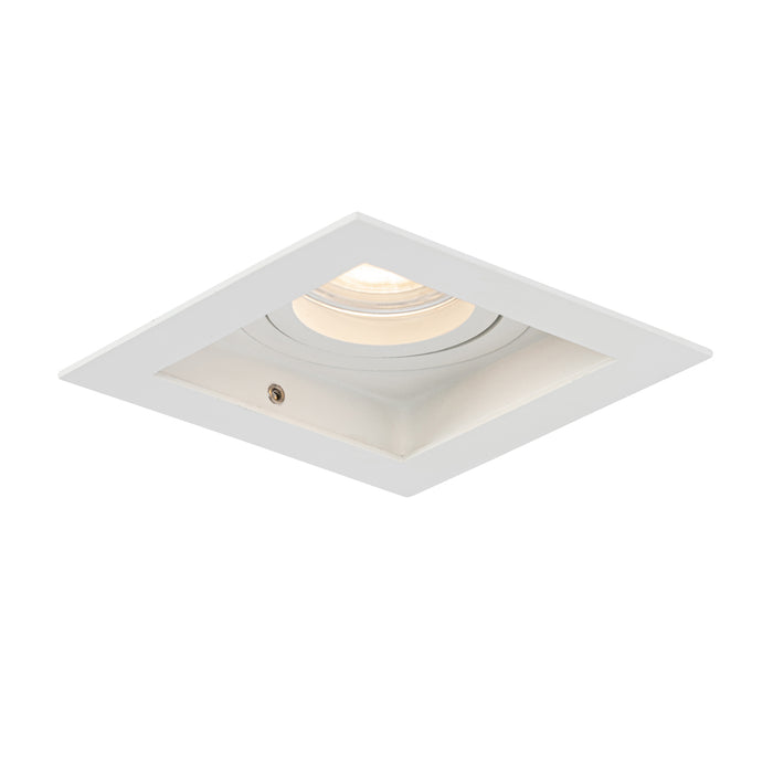 QAZQA Moderne inbouwspot wit verstelbaar - Carree