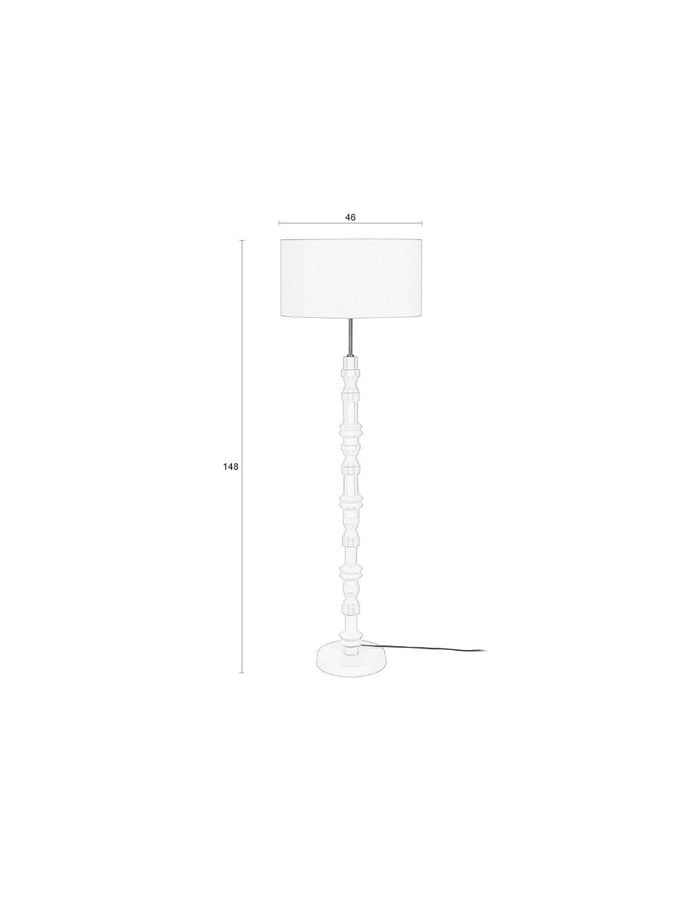 Zuiver Totem Vloerlamp| Staande lamp Smooth Terra