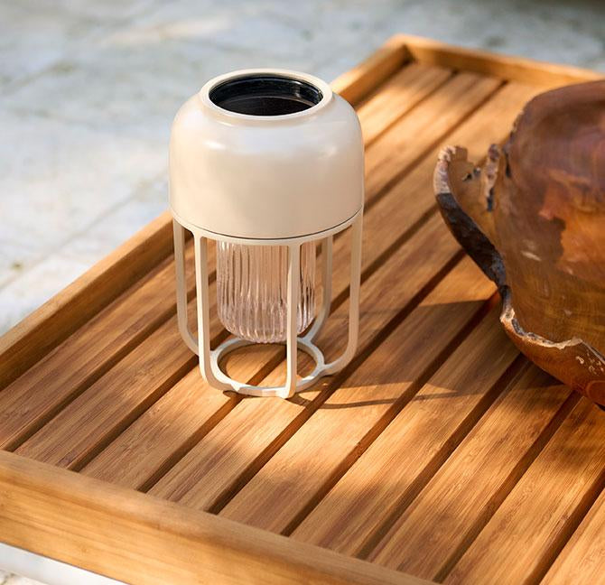 Houe Light No1 tafellamp LED oplaadbaar laurel green