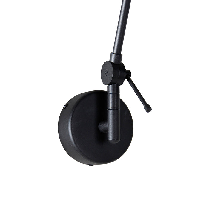 QAZQA Moderne wandlamp zwart verstelbaar - Blitz