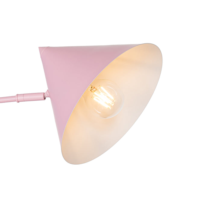 QAZQA Design wandlamp roze verstelbaar - Triangolo