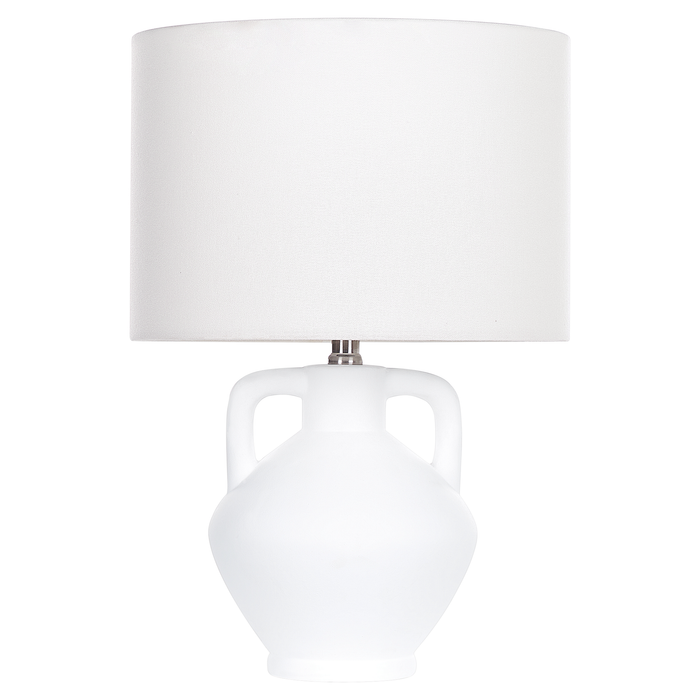 Beliani - LABRADA - Tafellamp - Wit - Keramiek