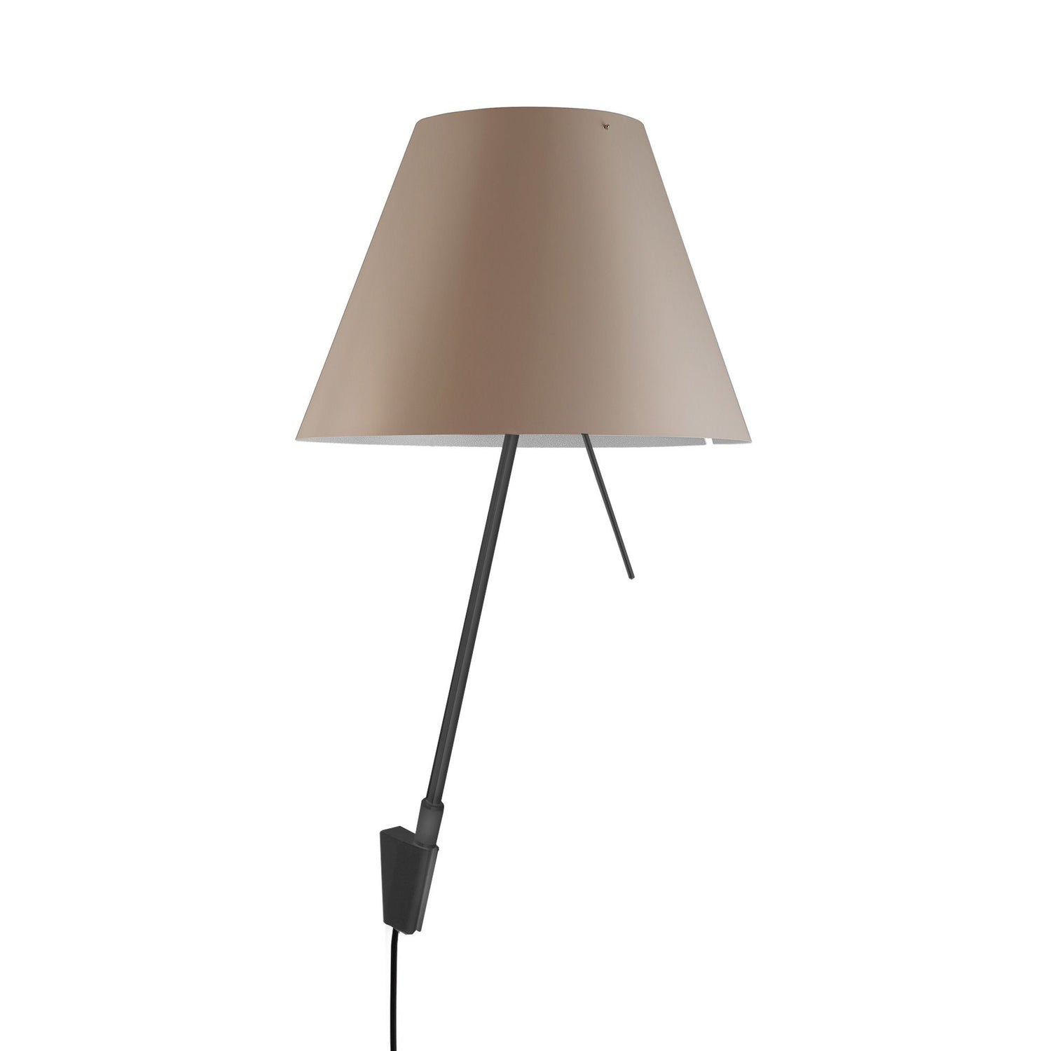 Costanzina wandlamp zwart|Shaded Stone