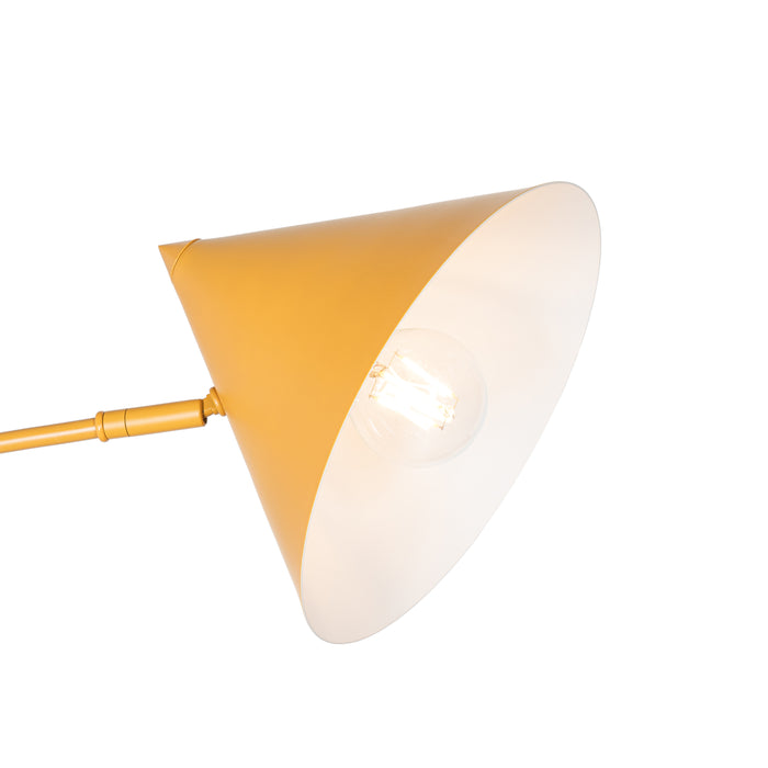 QAZQA Design wandlamp geel verstelbaar - Triangolo