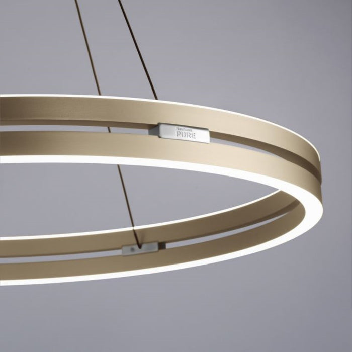 Neuhaus PURE® Neuhaus PURE-MOTO-E-LOOP Hanglamp E-Lift  Gold Ø 70cm