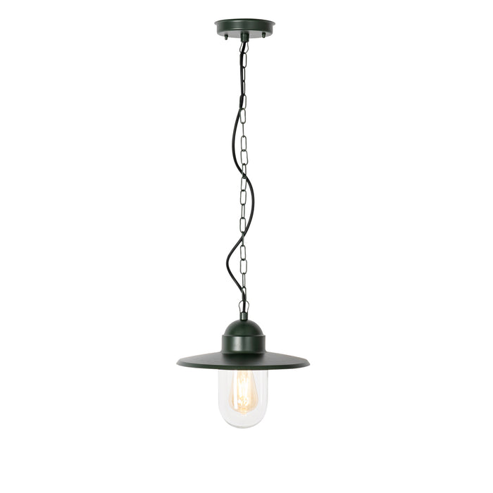 QAZQA Moderne buiten hanglamp donkergroen IP44 - Kansas