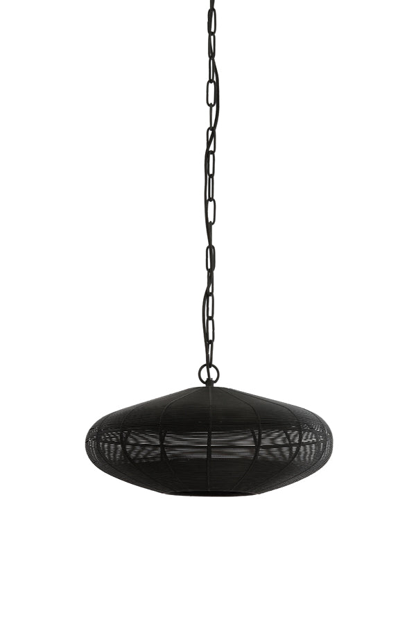 Light & Living Light&living Hanglamp Ø40x18 cm BAHOTO mat zwart