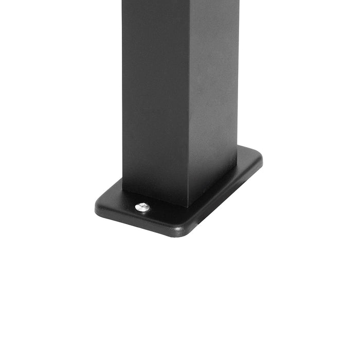 QAZQA Smart staande buitenlamp zwart 65 cm IP44 incl. Wifi GU10 -