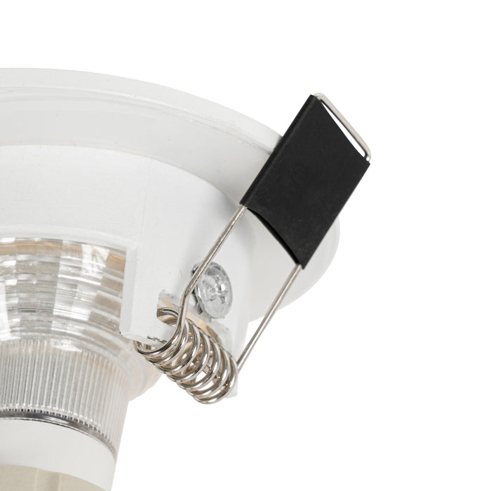 QAZQA Moderne inbouwspot wit rond IP44 - Xena Round
