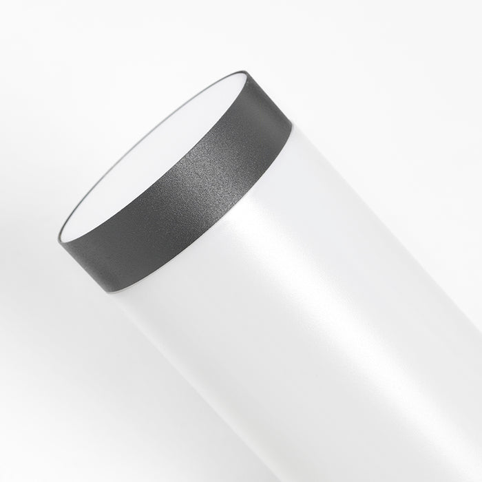 QAZQA Moderne buiten wandlamp donkergrijs IP44 met schemersensor  -