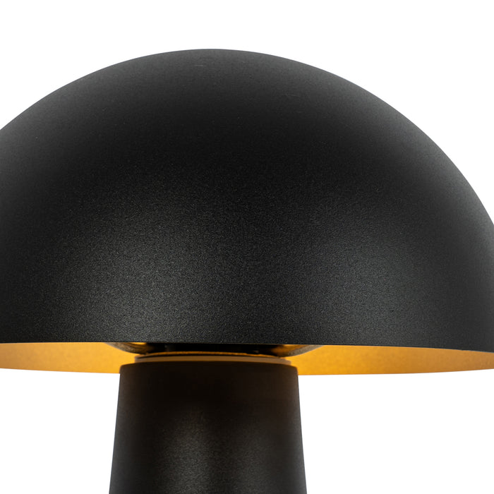 QAZQA Buiten vloerlamp zwart 65 cm - Mushroom