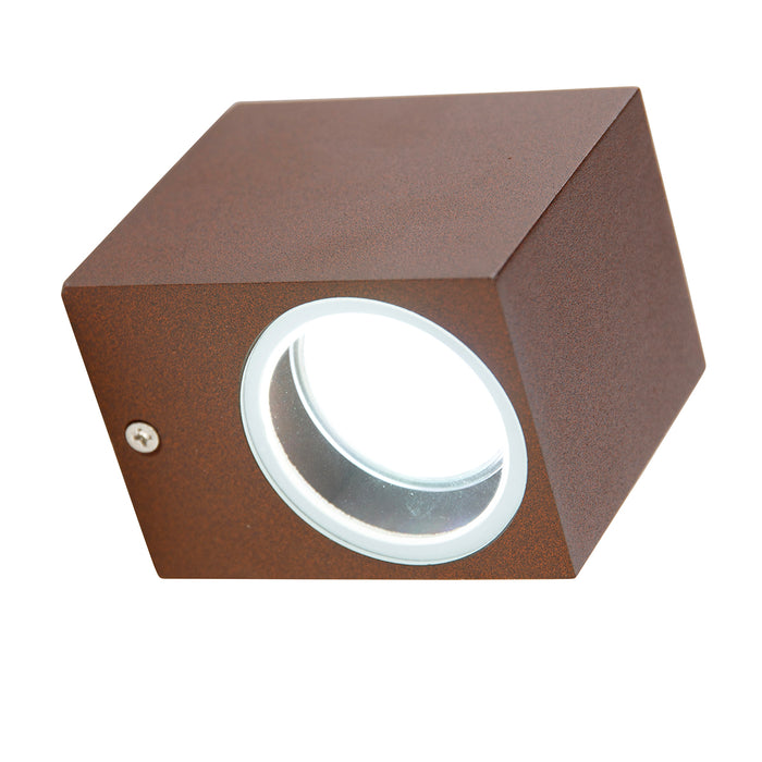 QAZQA Smart wandlamp roestbruin IP44 incl. Wifi GU10 - Baleno