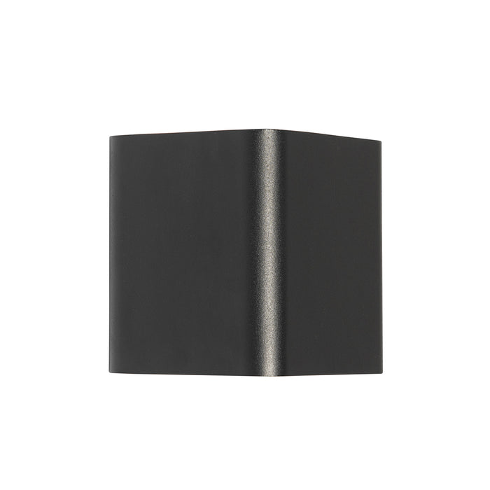 QAZQA Moderne wandlamp zwart incl. LED IP54 vierkant - Evi