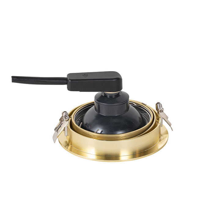 QAZQA Moderne inbouwspot goud verstelbaar - Coop 111 Honey