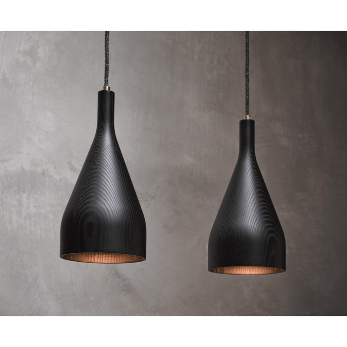 Hollands Licht Timber hanglamp large Ø14 zwart essen