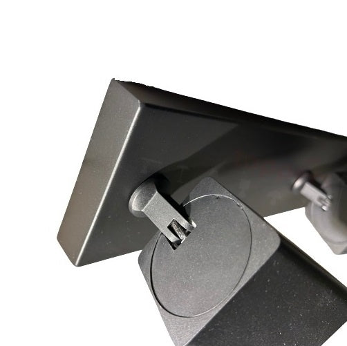 Freelight Spot Quadro Zwart GU10 2-Lichts