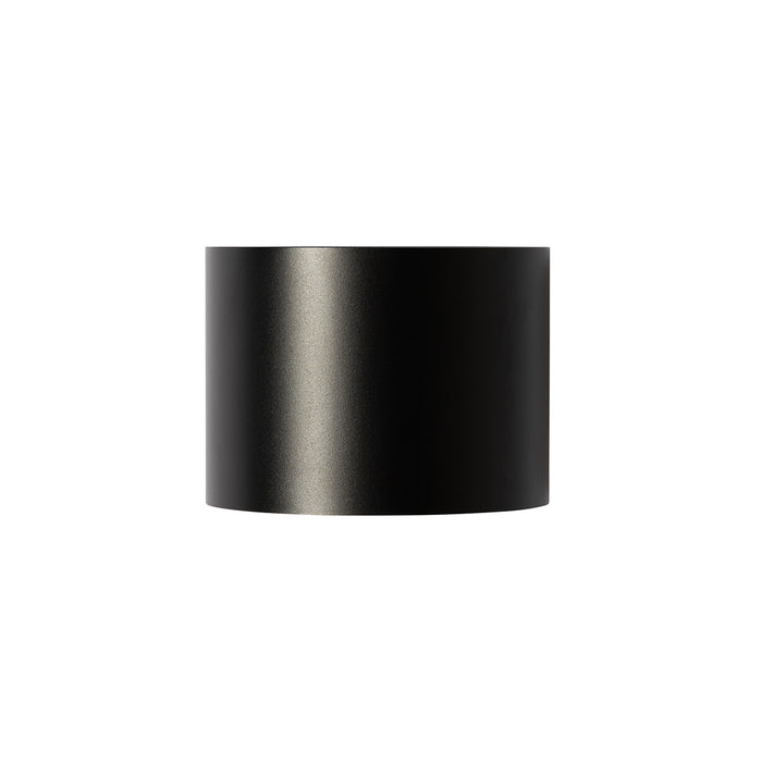 QAZQA Moderne wandlamp zwart met lichteffect rond - Edwin