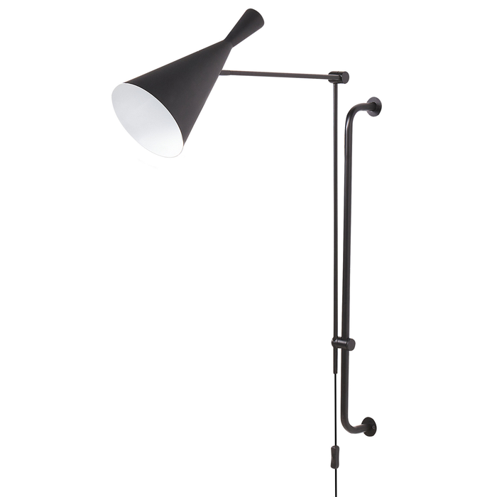 Beliani - MARISA - Wandlamp - Zwart - Metaal