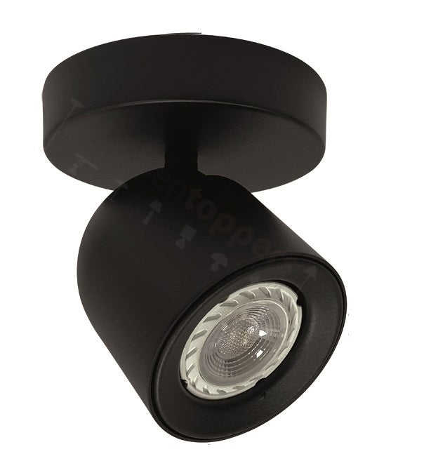 Freelight Spot Solare Zwart - Goud GU10 1 Lichts