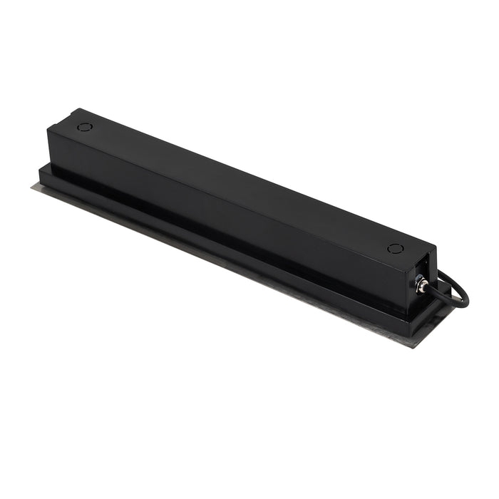 QAZQA Moderne grondspot staal 50 cm incl. LED IP65 - Eline